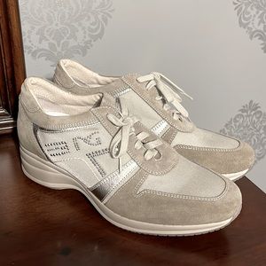 NERO GIARDINI PLATFORM SNEAKERS